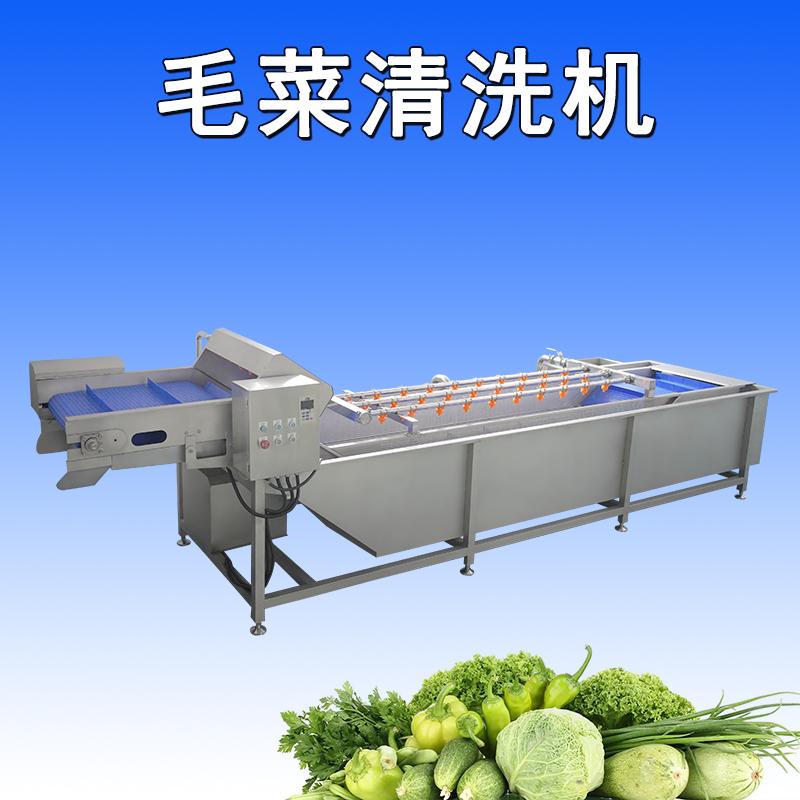 大型葉菜清洗機(jī)可將葉菜表面的污垢、沙粒和雜質(zhì)徹底清除